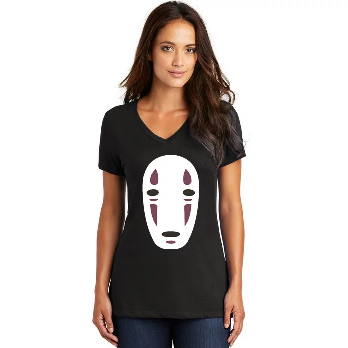 No Face Spirited Away Women's V-Neck T-Shirt