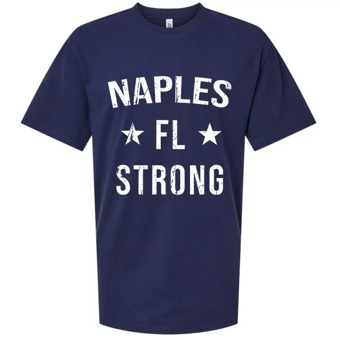 Naples Fl Strong Hometown Souvenir Vacation Florida Sueded Cloud Jersey T-Shirt