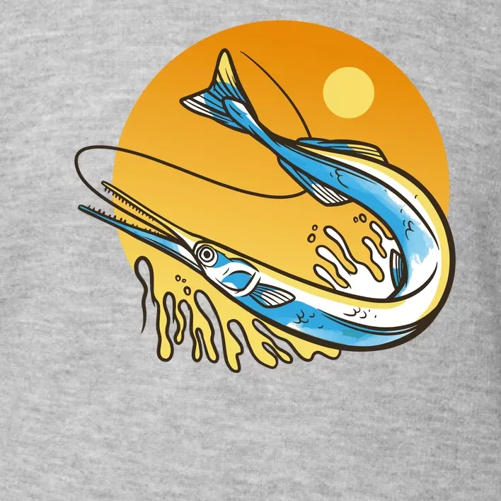 Needle Fish Sunset Toddler Sweatshirt