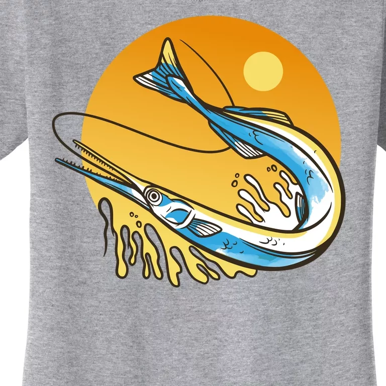 Needle Fish Sunset Women's T-Shirt