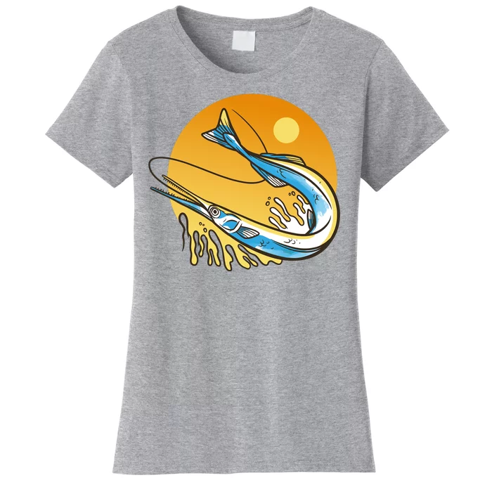 Needle Fish Sunset Women's T-Shirt