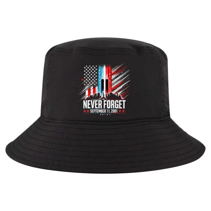 Never Forget September 11 2001 Memorial Day Cool Comfort Performance Bucket Hat