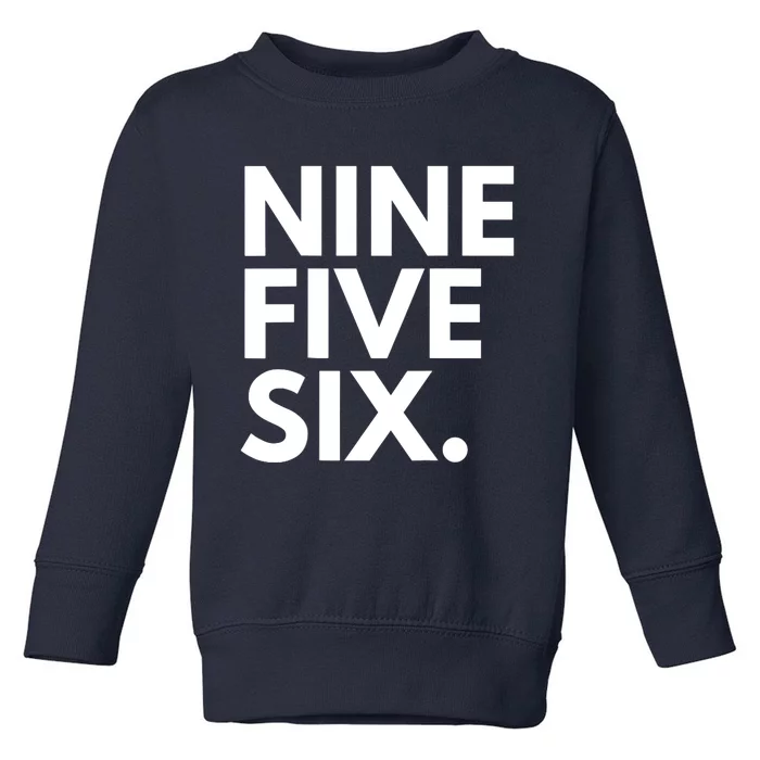 NINE FIVE SIX Area Code 956 Laredo TX Texas USA Toddler Sweatshirt