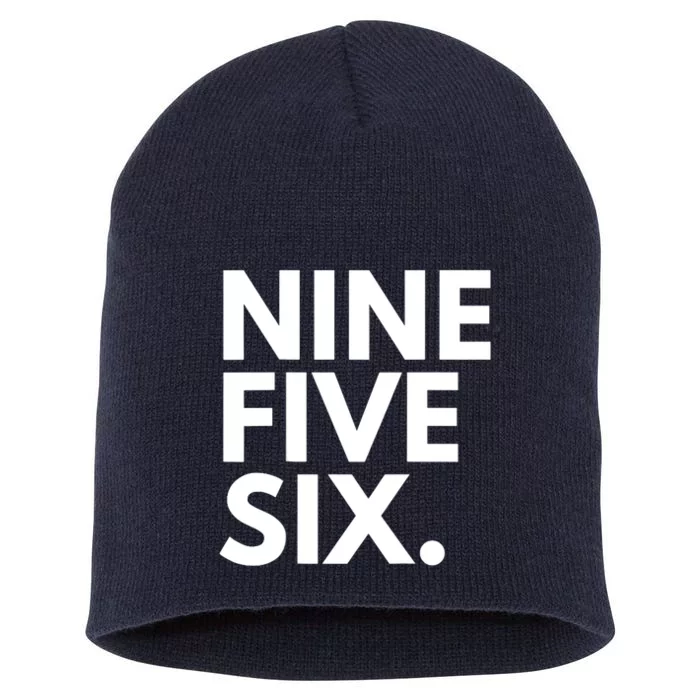 NINE FIVE SIX Area Code 956 Laredo TX Texas USA Short Acrylic Beanie