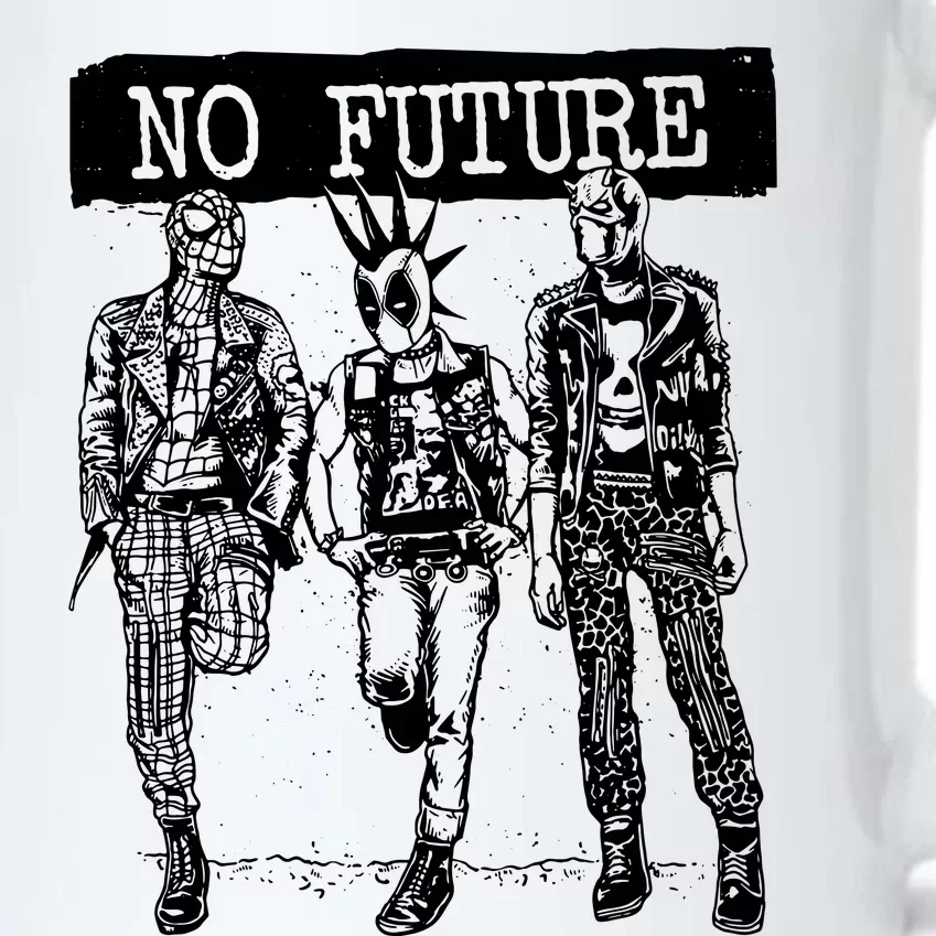 No Future Superhero Punk Black Color Changing Mug