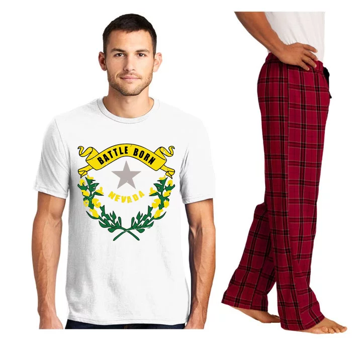 Nevada Flag State Vintage Style Pajama Set