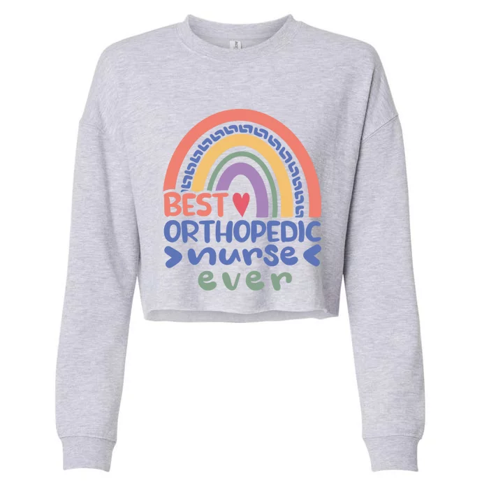 Nurse For Super Orthopedic Nurse Gift Cropped Pullover Crew