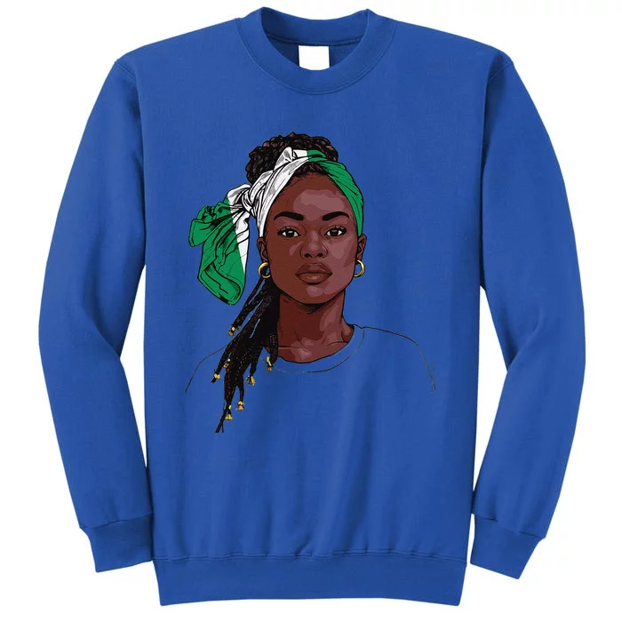 Nigerian Flag Souvenirs Products Uniform For Women Nigeria Tall Sweatshirt