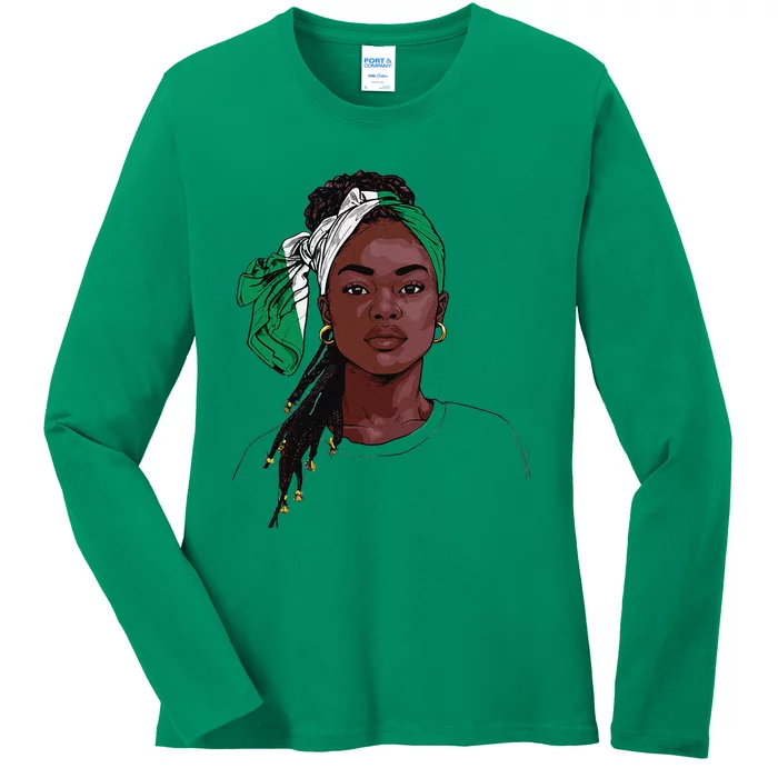 Nigerian Flag Souvenirs Products Uniform For Women Nigeria Ladies Long Sleeve Shirt