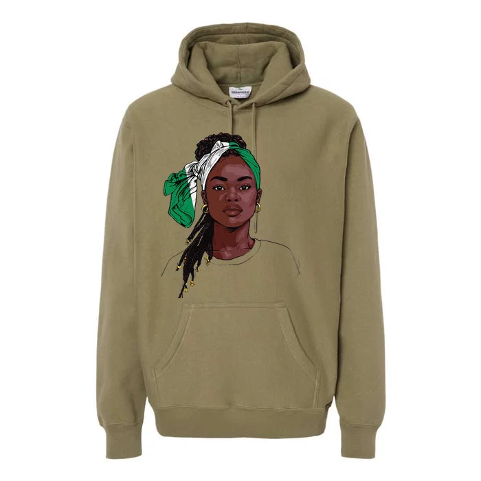 Nigerian Flag Souvenirs Products Uniform For Women Nigeria Premium Hoodie