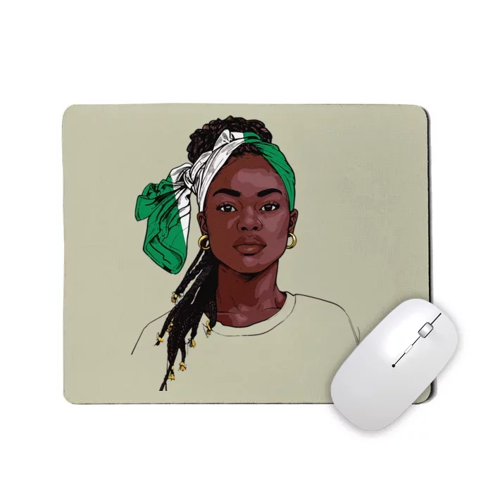 Nigerian Flag Souvenirs Products Uniform For Women Nigeria Mousepad