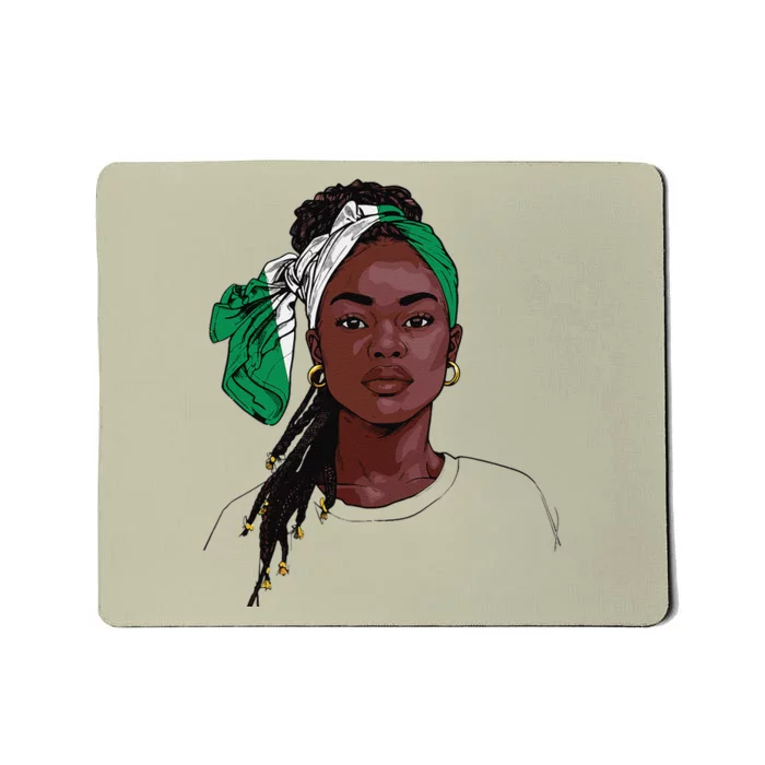 Nigerian Flag Souvenirs Products Uniform For Women Nigeria Mousepad