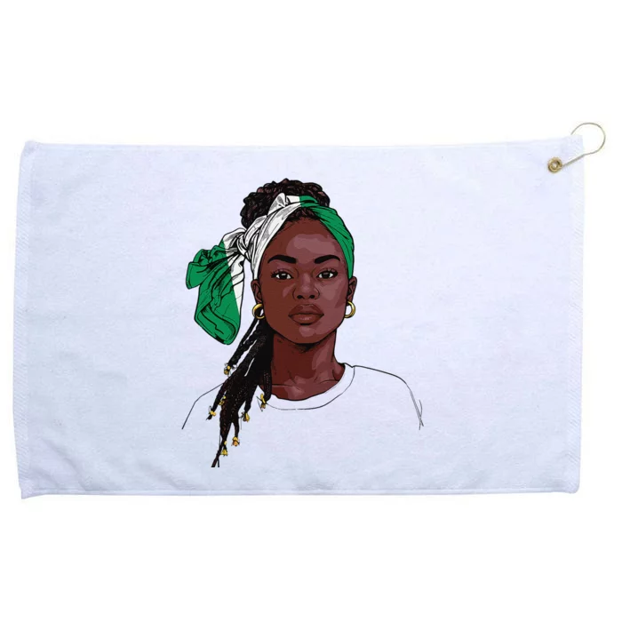 Nigerian Flag Souvenirs Products Uniform For Women Nigeria Grommeted Golf Towel