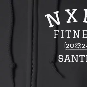 Nxpt Fitness Studio 2024 Retro College Style Santee Full Zip Hoodie