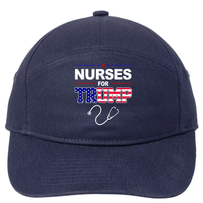 Nurses For Trump Political Election 7-Panel Snapback Hat