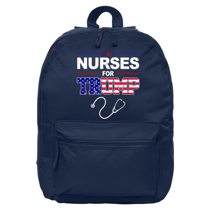 Nurses For Trump Political Election 16 in Basic Backpack