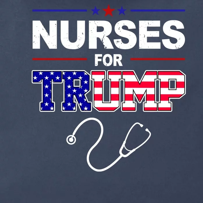 Nurses For Trump Political Election Zip Tote Bag