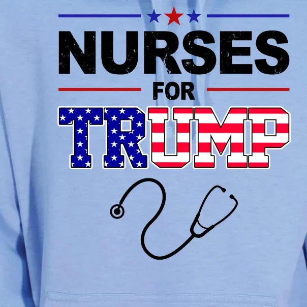 Nurses For Trump Political Election Unisex Surf Hoodie