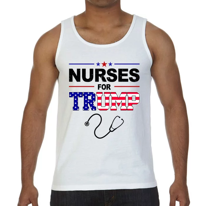 Nurses For Trump Political Election Comfort Colors® Tank Top