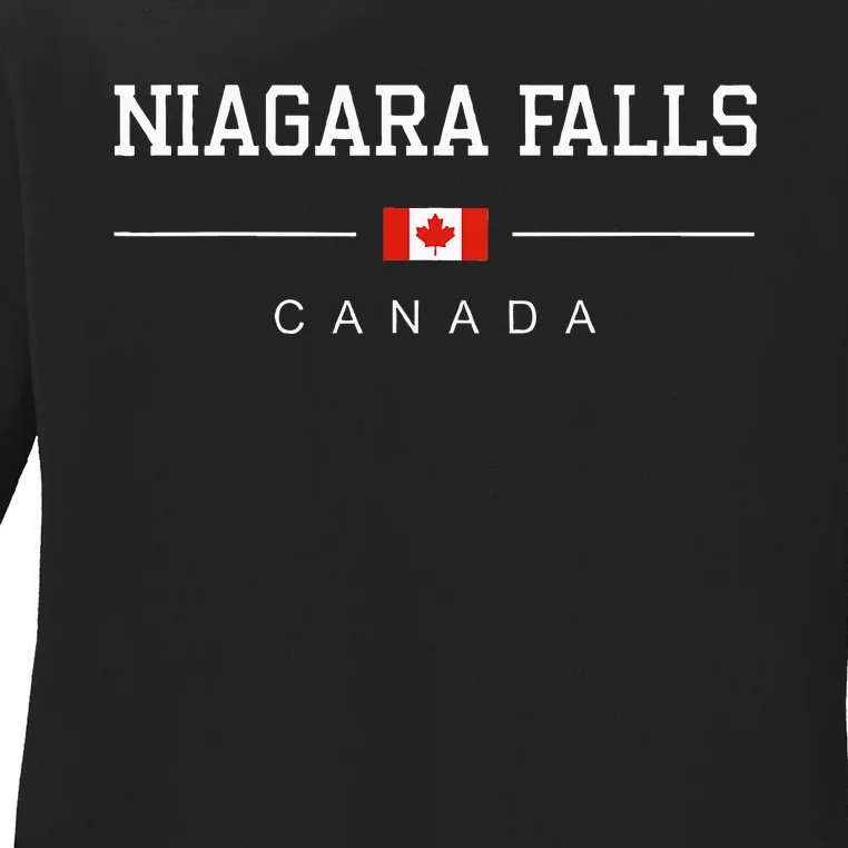 Niagara Falls Tourist Canada Niagara Falls Ladies Long Sleeve Shirt