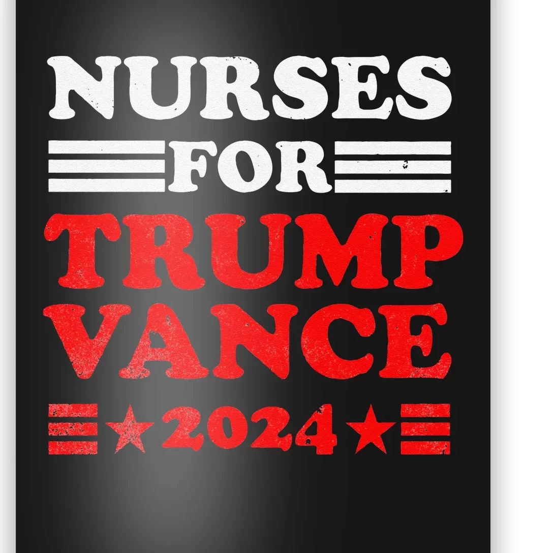 Nurses For Trump Vance 2024 Usa Election Pro Poster