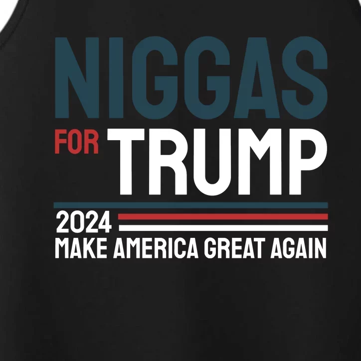 Niggas For Trump 2024 Performance Tank