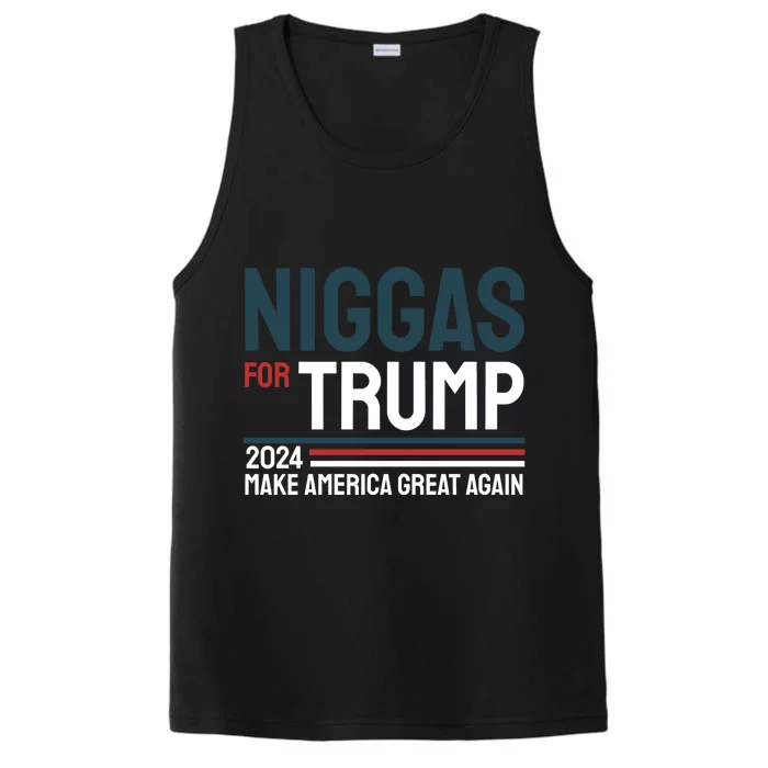 Niggas For Trump 2024 Performance Tank