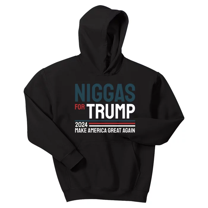 Niggas For Trump 2024 Kids Hoodie