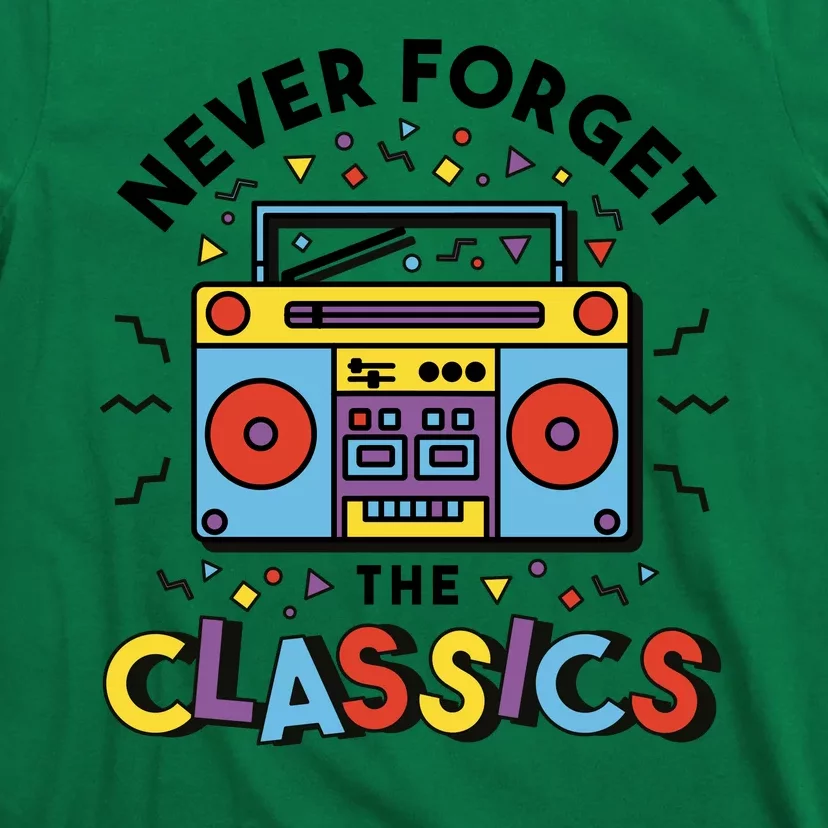 Never Forget The Classics Retro T-Shirt