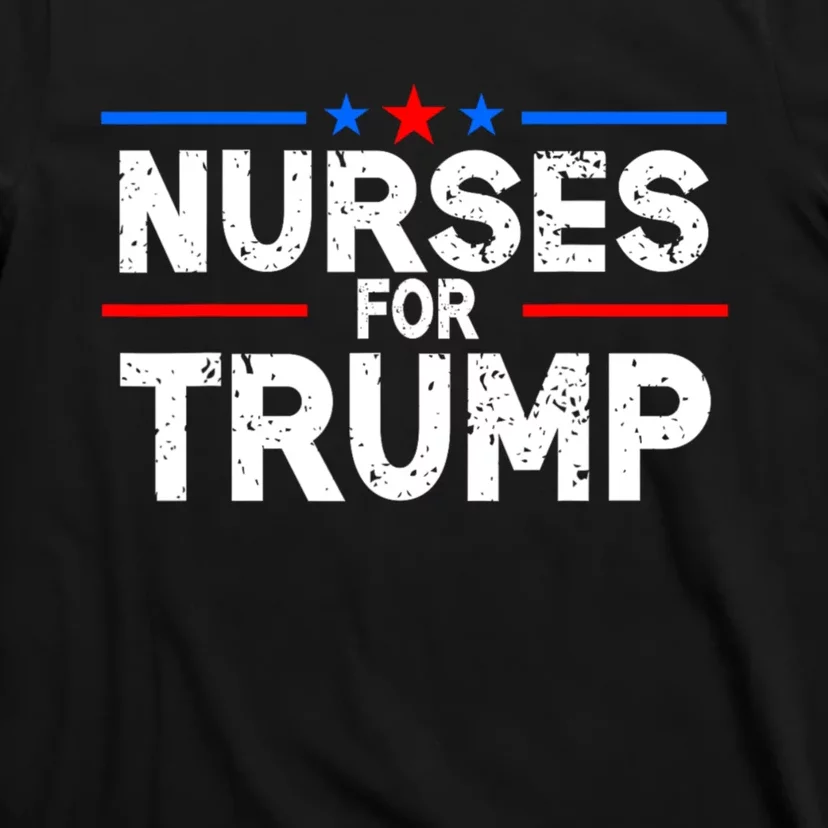 Nurses For Trump President Election 2024 T-Shirt