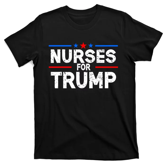 Nurses For Trump President Election 2024 T-Shirt