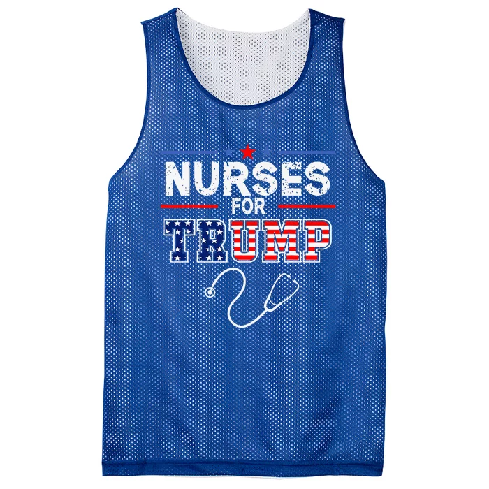 Nurses For Trump 2024 Support Donald Trump Mesh Reversible Basketball Jersey Tank