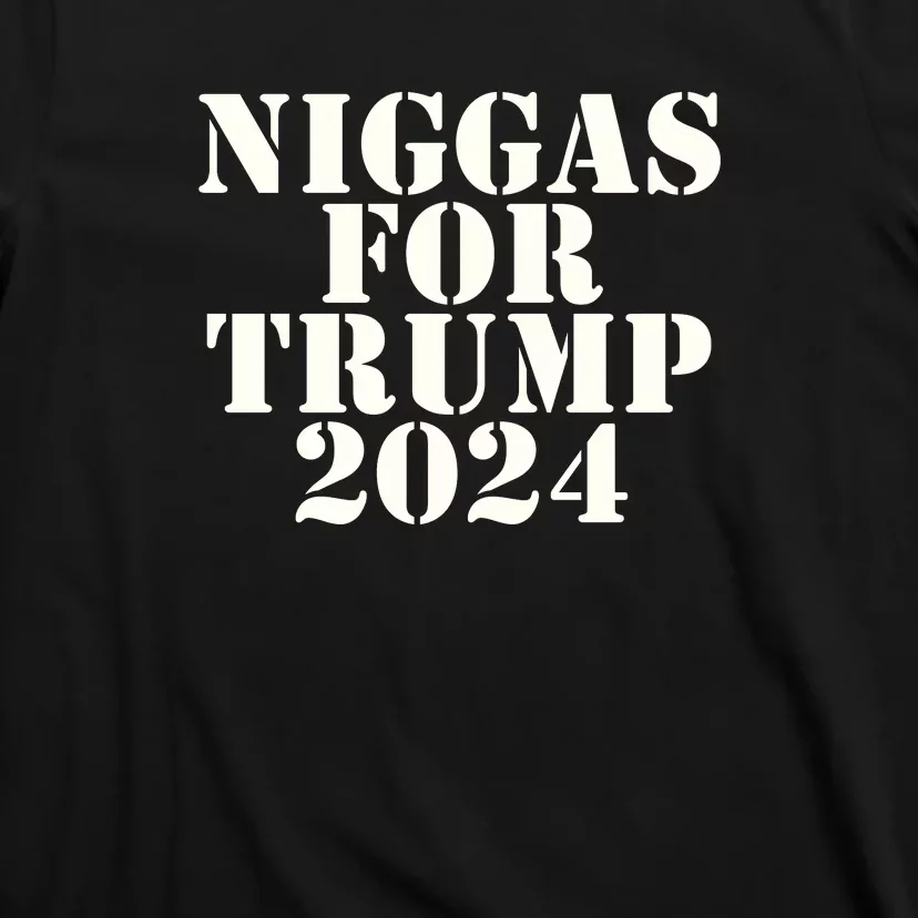 Niggas For Trump 2024 T-Shirt