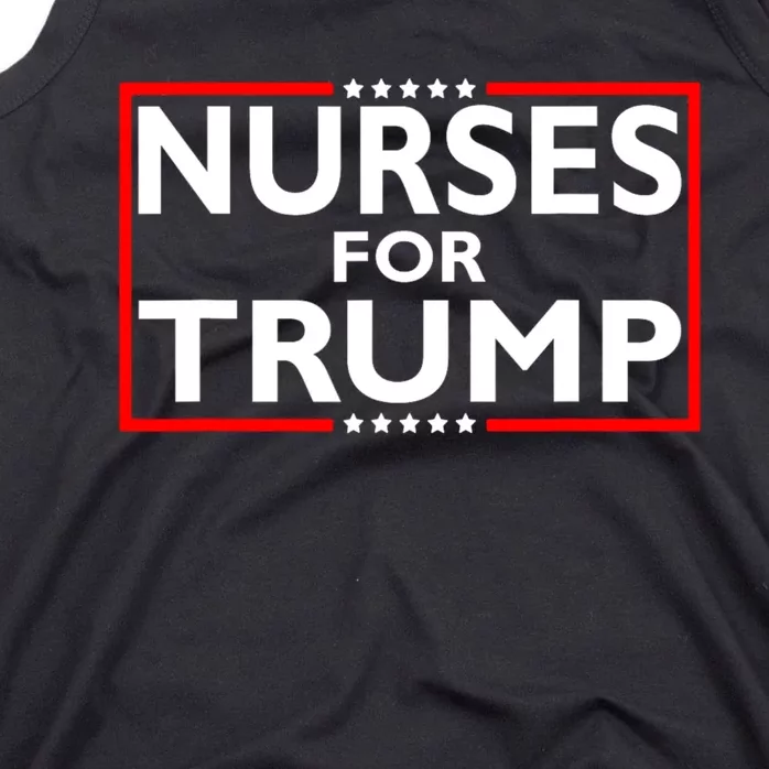 Nurses For Trump President Election 2024 Tank Top