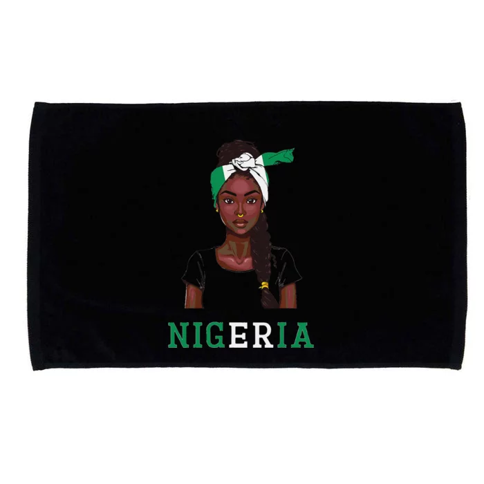 Nigerian Flag Uniform Souvenirs Products Woman Nigeria Microfiber Hand Towel