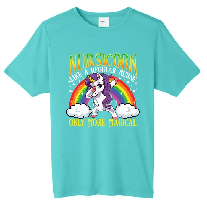 Nursicorn Funny Unicorn Registered Nurse Rn Practitioner Fun Gift ChromaSoft Performance T-Shirt