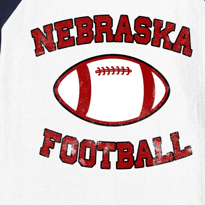 Nebraska Football Vintage Baseball Sleeve Shirt