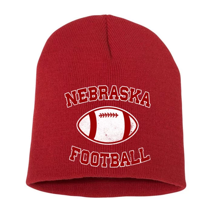 Nebraska Football Vintage Short Acrylic Beanie