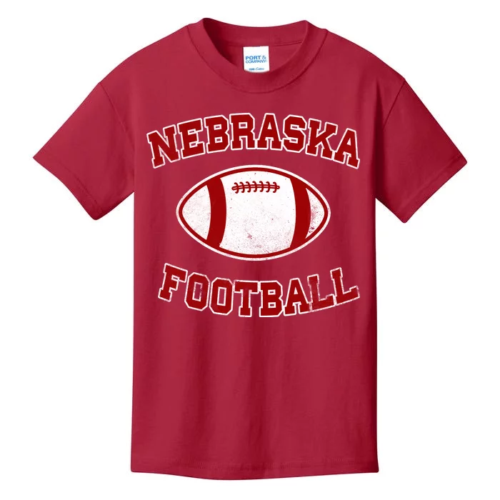 Nebraska Football Vintage Kids T-Shirt