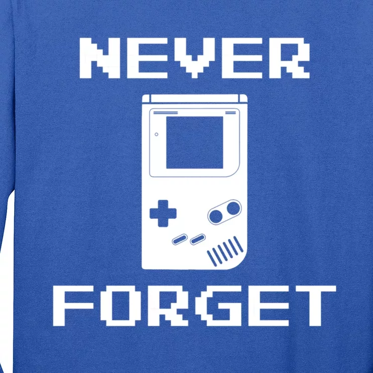 Never Forget Video Game Great Gift Gamers Geek Funny Gift Long Sleeve Shirt