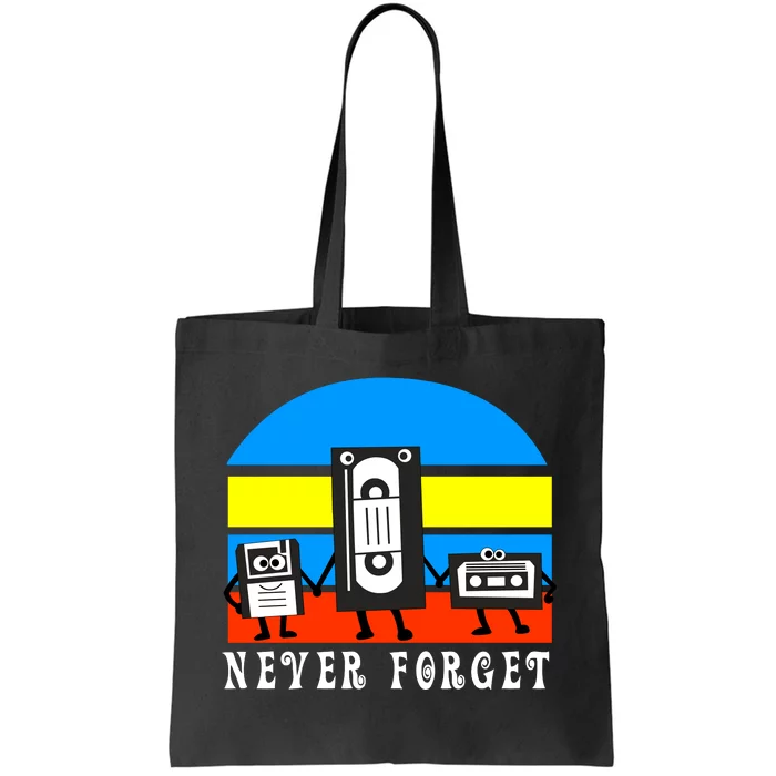 Never Forget Vhs Tapes Tote Bag