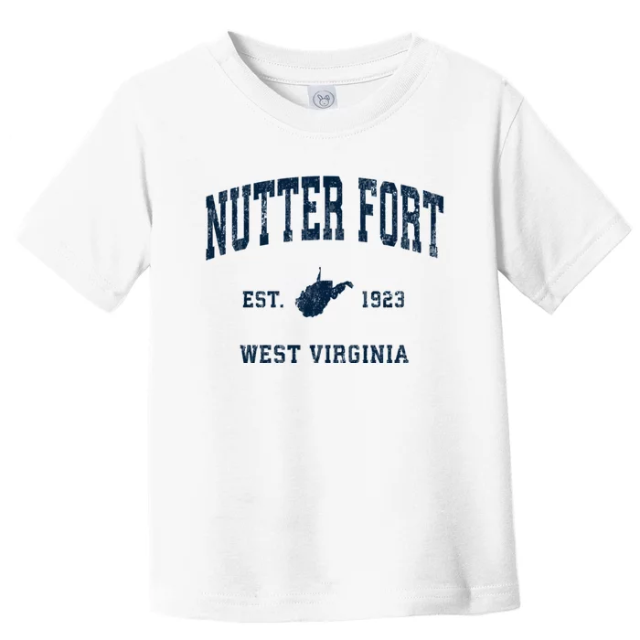 Nutter Fort West Virginia Wv Vintage Athletic Toddler T-Shirt