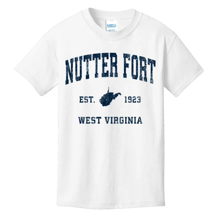 Nutter Fort West Virginia Wv Vintage Athletic Kids T-Shirt