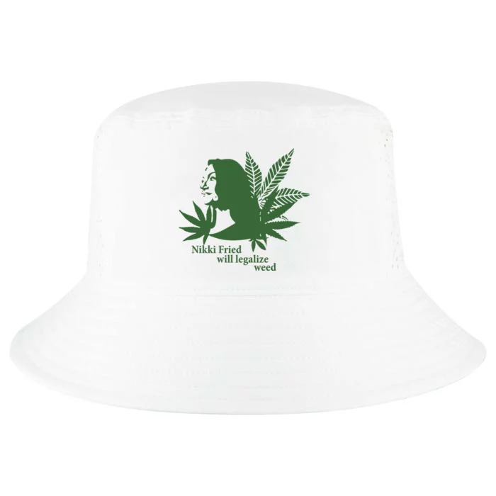 Nikki Fried Will Legalize Weed Cool Comfort Performance Bucket Hat