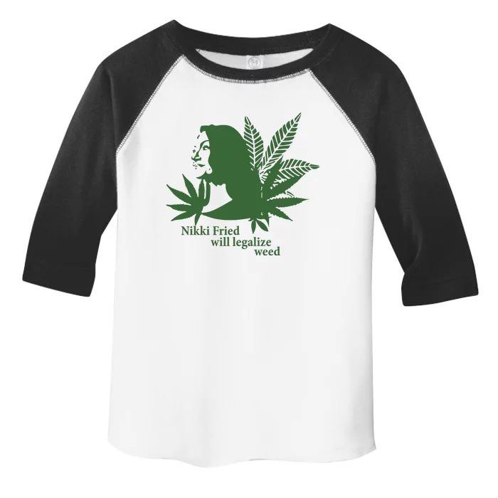 Nikki Fried Will Legalize Weed Toddler Fine Jersey T-Shirt