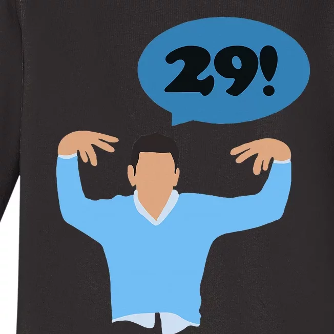 New Girl 29 IM Feelin Twenty Nine Happy Birthday 29th Baby Long Sleeve Bodysuit