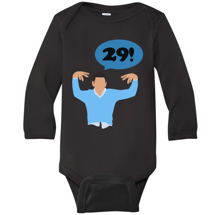 New Girl 29 IM Feelin Twenty Nine Happy Birthday 29th Baby Long Sleeve Bodysuit