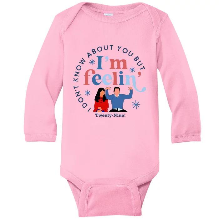 New Girl 29 IM Feelin Twenty Nine Happy Birthday 29th Baby Long Sleeve Bodysuit