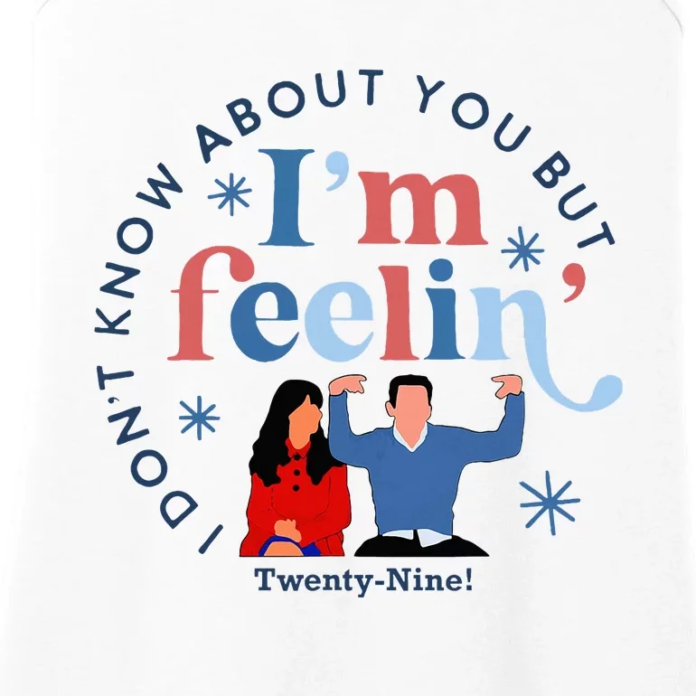 New Girl 29 IM Feelin Twenty Nine Happy Birthday 29th Ladies Essential Tank