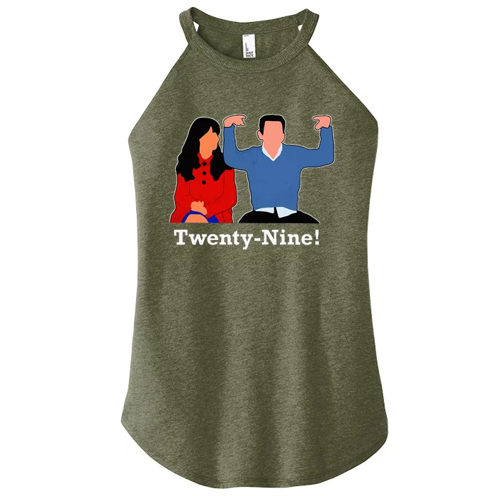 New Girl 29 IM Feelin Twenty Nine Happy Birthday 29th Women’s Perfect Tri Rocker Tank